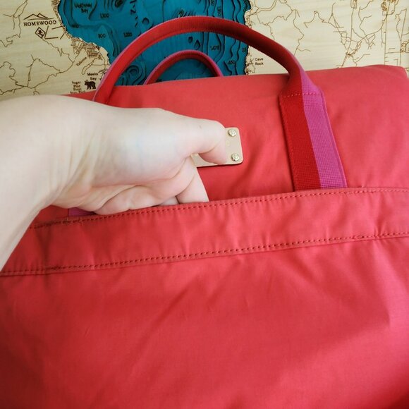 Kate Spade nylon/canvas/leather travel cross body bag - Picture 6 of 16